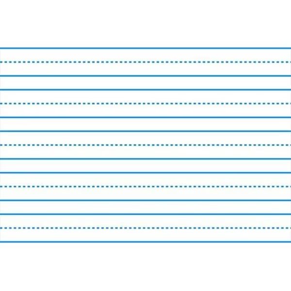 School Smart 085350 Sulphite Long Way Skip-A-Line Writing Paper; 10.5 x 8 In. - White, School Smart, Mfr#: 85350